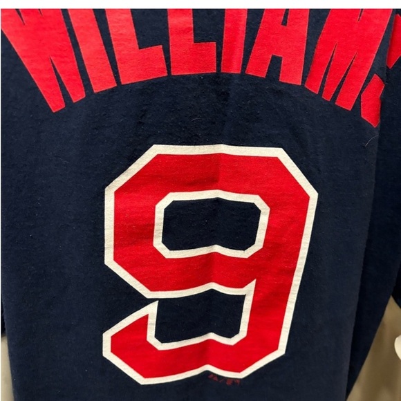 majestic Williams #9 Red Sox T-shirt - Picture 3 of 5